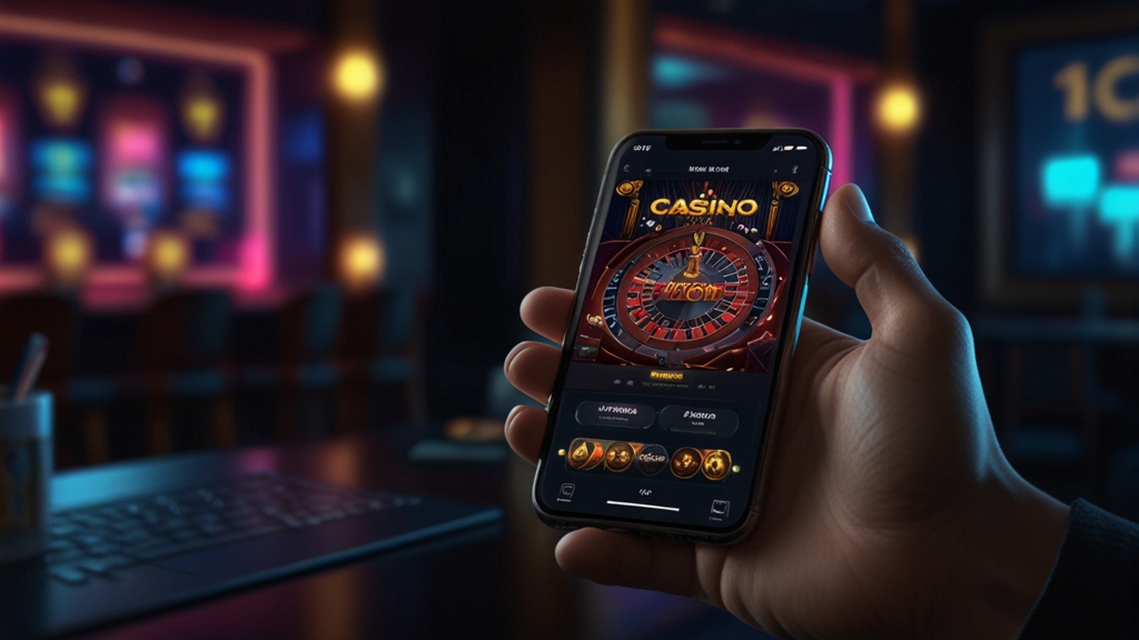 Nutzer installiert die Betpanda Casino App auf dem Smartphone