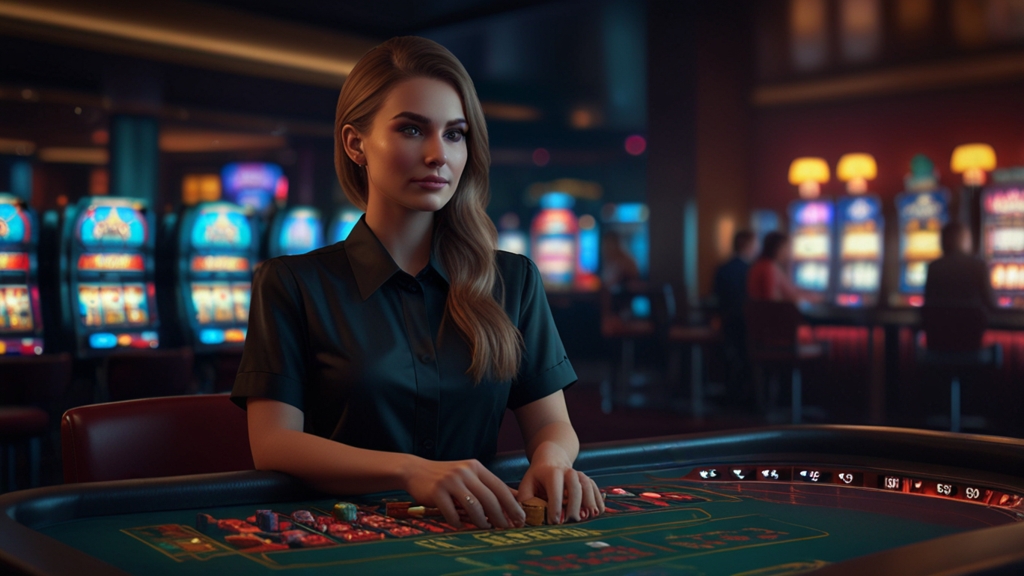 Dunkler Casino-Kassenbereich mit Promo-Code und Bonusanzeige